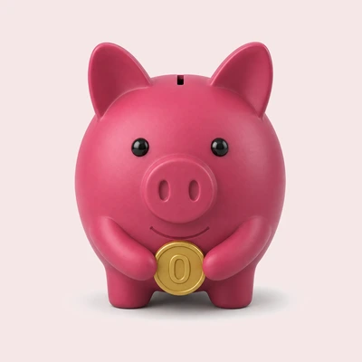 Chank sosteniendo una moneda con un cero, representando que empezar es gratis